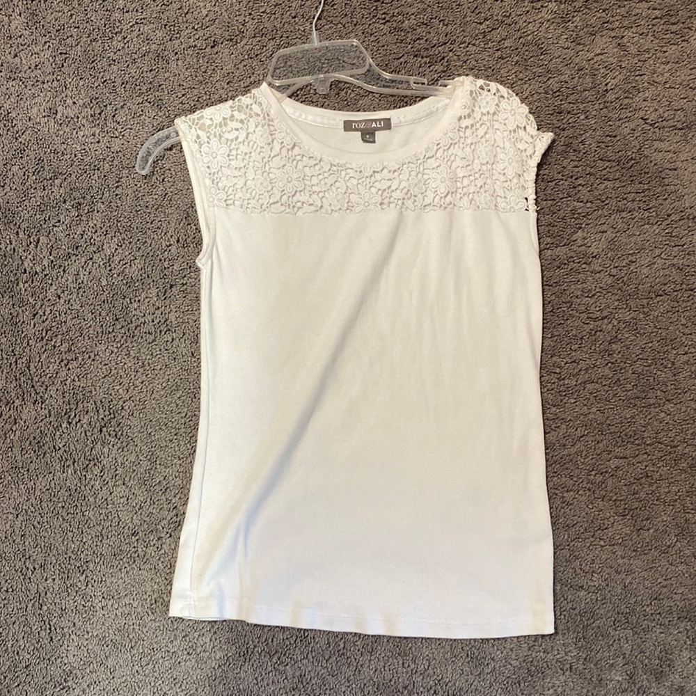 Thick white shirt